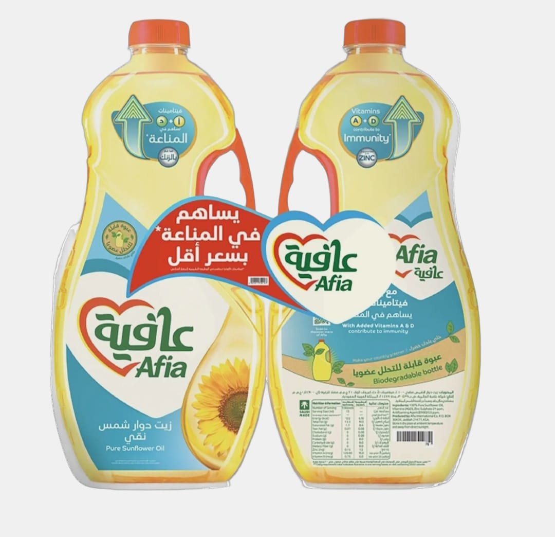 عرض التوفير: زيت دوار شمس عافية