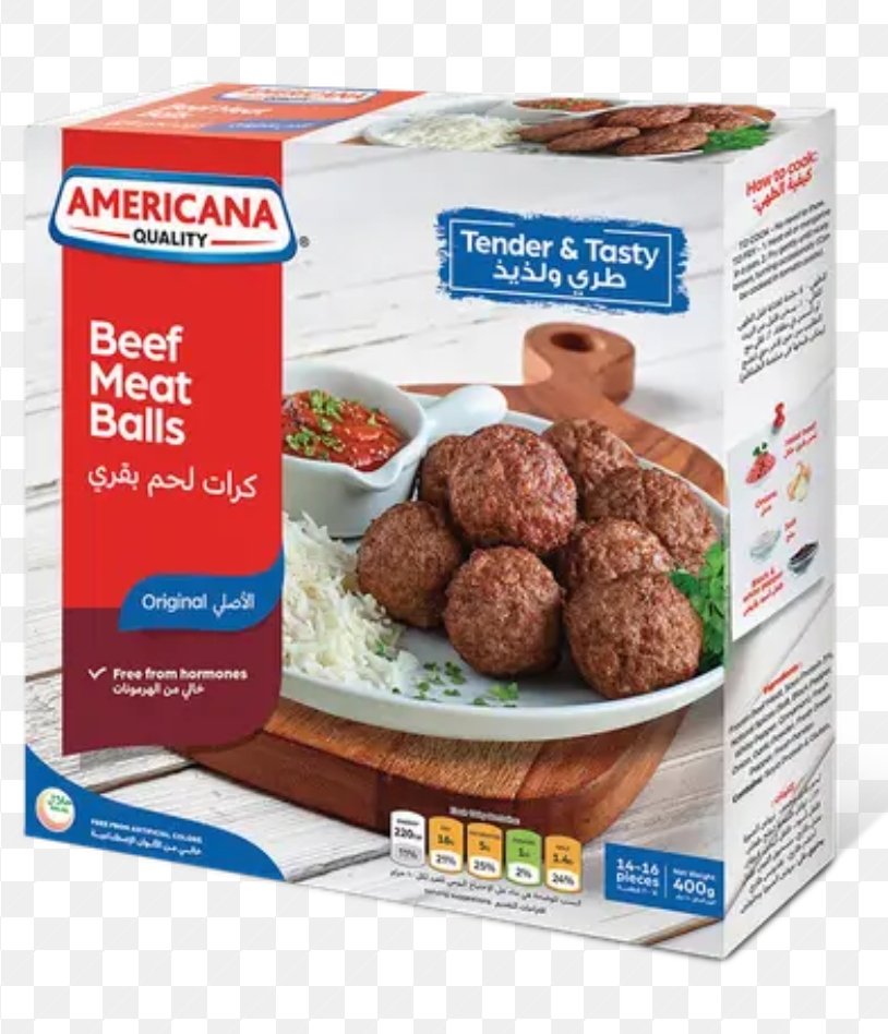 Americana Beef Meatballs 400g